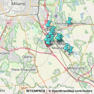 Mappa Via Calabria, 20098 San Giuliano Milanese MI, Italia (2.32083)