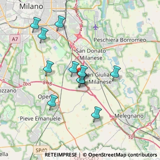 Mappa Via Calabria, 20098 San Giuliano Milanese MI, Italia (3.46182)