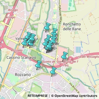 Mappa Via Lambro, 20089 Rozzano MI, Italia (0.627)