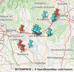 Mappa Piazza Matteotti Giacomo, 37047 San Bonifacio VR, Italia (10.97294)