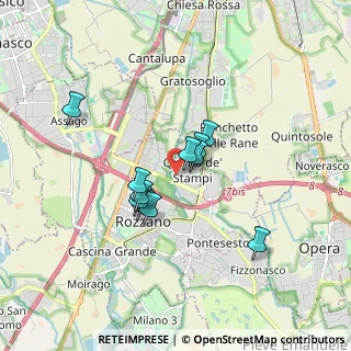 Mappa Via della Pace, 20089 Rozzano MI, Italia (1.31727)