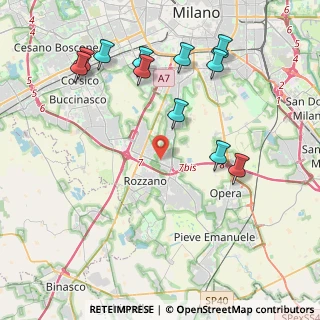 Mappa Via della Pace, 20089 Rozzano MI, Italia (4.64909)