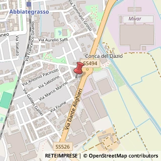 Mappa Via M. Marino, 18, 20081 Abbiategrasso, Milano (Lombardia)