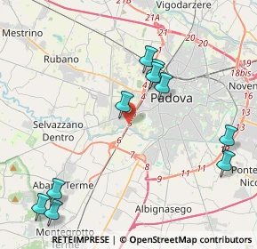 Mappa Corso Australia, 35143 Padova PD, Italia (5.06727)