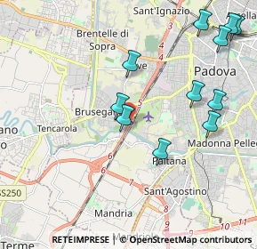 Mappa Corso Australia, 35143 Padova PD, Italia (2.28636)