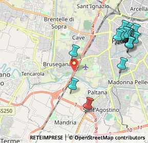 Mappa Corso Australia, 35143 Padova PD, Italia (2.70176)