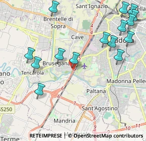 Mappa Corso Australia, 35143 Padova PD, Italia (2.60867)