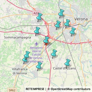 Mappa Via Brigate Alpine, 37062 Dossobuono VR, Italia (4.175)