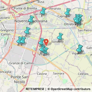 Mappa Via Cagnola, 35020 Villatora PD, Italia (2.44625)