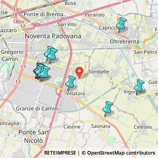 Mappa Via Cagnola, 35020 Villatora PD, Italia (2.26267)