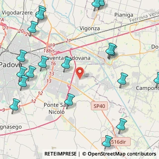 Mappa Via Cagnola, 35020 Villatora PD, Italia (6.2185)