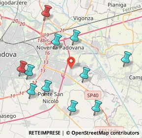 Mappa Via Zago, 35020 Villatora PD, Italia (4.57)