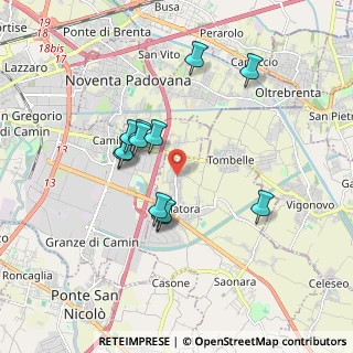 Mappa Via Zago, 35020 Villatora PD, Italia (1.57583)