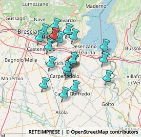 Mappa Via Luigi Galvani, 46043 Castiglione delle Stiviere MN, Italia (11.8545)