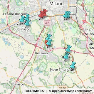 Mappa Via Ticino, 20089 Rozzano MI, Italia (4.54583)
