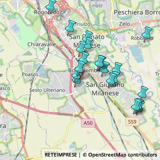 Mappa Via Cremona, 20098 Area Industriale MI, Italia (1.9525)