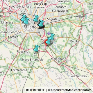 Mappa Via Cremona, 20098 Area Industriale MI, Italia (6.75917)
