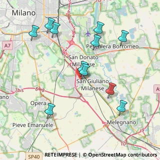 Mappa Via Como, 20098 Area Industriale MI, Italia (4.30818)