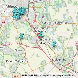 Mappa Via Cremona, 20098 Area Industriale MI, Italia (5.61)