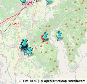 Mappa Via dalla Prò, 36040 Sarego VI, Italia (5.0845)