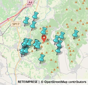 Mappa Via dalla Prò, 36040 Sarego VI, Italia (3.323)