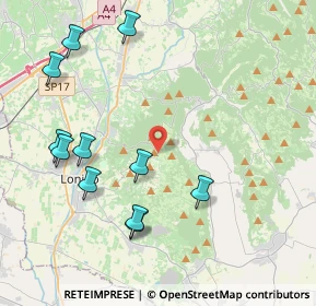 Mappa Via dalla Prò, 36040 Sarego VI, Italia (4.64182)