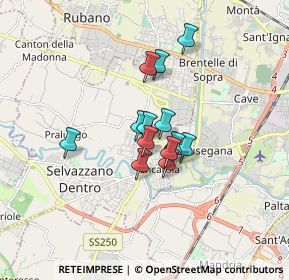 Mappa Viale della Repubblica, 35030 Selvazzano Dentro PD, Italia (1.10077)