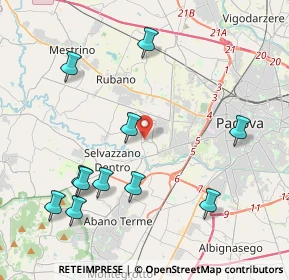 Mappa Viale della Repubblica, 35030 Selvazzano Dentro PD, Italia (4.61182)