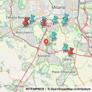 Mappa Via Alberelle, 20089 Rozzano MI, Italia (4.28364)