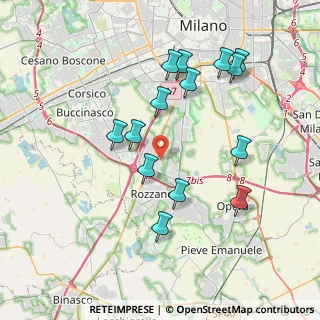 Mappa Via Alberelle, 20089 Rozzano MI, Italia (3.815)