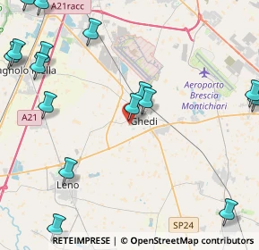 Mappa Via Fratelli Cervi, 25016 Ghedi BS, Italia (6.32111)