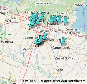 Mappa Via Fratelli Cervi, 25016 Ghedi BS, Italia (11.13444)