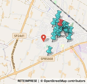 Mappa Via Fratelli Cervi, 25016 Ghedi BS, Italia (0.8445)