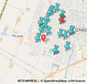 Mappa Via Fratelli Cervi, 25016 Ghedi BS, Italia (0.4415)