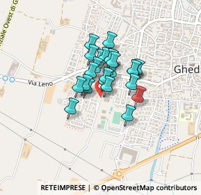 Mappa Via Fratelli Cervi, 25016 Ghedi BS, Italia (0.26667)