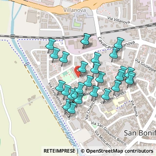 Mappa Via Sauro Nazario, 37047 San Bonifacio VR, Italia (0.21786)