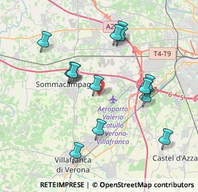 Mappa Via Pantina, 37066 Sommacampagna VR, Italia (3.73929)