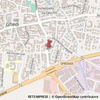 Mappa Via Giacomo Matteotti,  28, 25016 Ghedi, Brescia (Lombardia)