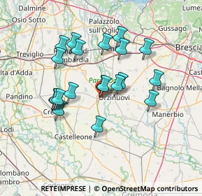 Mappa Via de Baris, 26029 Soncino CR, Italia (12.426)