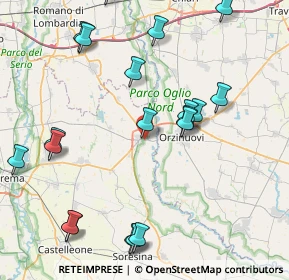 Mappa Via de Baris, 26029 Soncino CR, Italia (9.7475)