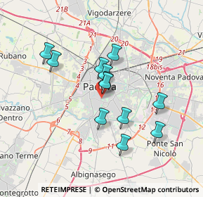 Mappa 35123 Padova PD, Italia (2.885)