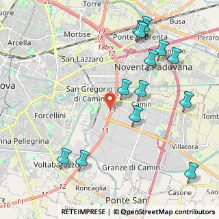 Mappa Via Uruguay, 35127 Padova PD, Italia (2.46846)