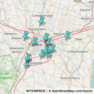 Mappa Via Uruguay, 35127 Padova PD, Italia (5.92308)