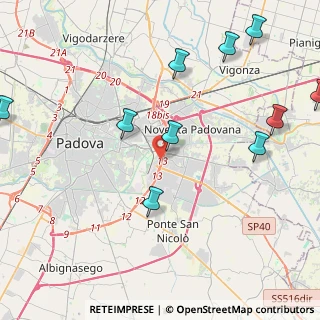 Mappa Via Uruguay, 35127 Padova PD, Italia (5.59818)