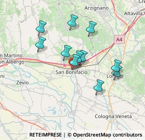 Mappa Via A. Mazzotto, 37047 San Bonifacio VR, Italia (5.97273)