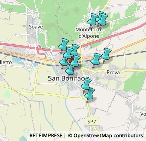 Mappa Via Ospedale Vecchio, 37047 San Bonifacio VR, Italia (1.30077)