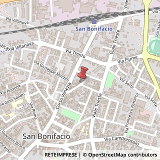 Mappa Via Ospedale Vecchio, 24, 37047 San Bonifacio, Verona (Veneto)