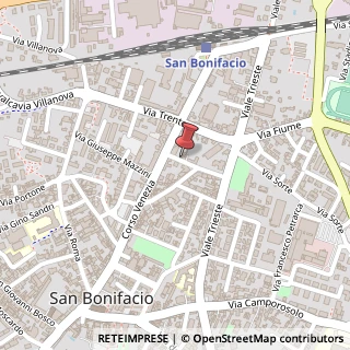 Mappa Via Crosara Paolo, 5, 37047 San Bonifacio, Verona (Veneto)