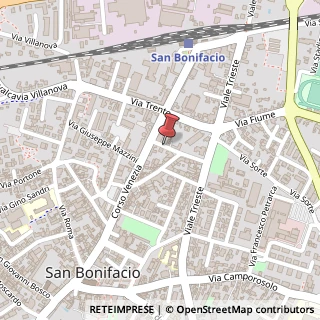 Mappa Via Paolo Crosara,  13, 37047 San Bonifacio, Verona (Veneto)