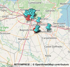 Mappa Via Aldo Moro, 25016 Ghedi BS, Italia (10.7535)